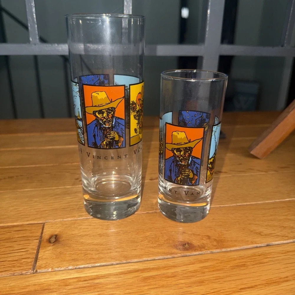 2 Spirits By Vincent Van Gogh Glasses Small / Med
